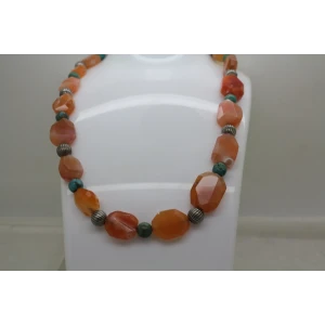 CAROLYN POLLACK RELIOS .925 S.S. SPINY OYSTER TURQUOISE necklace