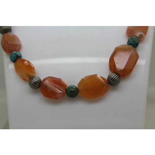 CAROLYN POLLACK RELIOS .925 S.S. SPINY OYSTER TURQUOISE necklace