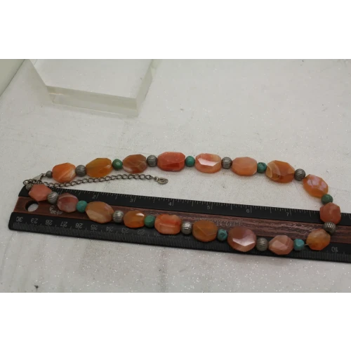 CAROLYN POLLACK RELIOS .925 S.S. SPINY OYSTER TURQUOISE necklace