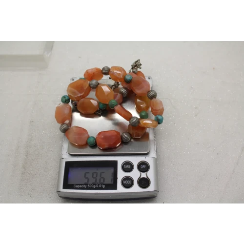 CAROLYN POLLACK RELIOS .925 S.S. SPINY OYSTER TURQUOISE necklace