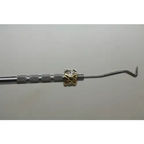CHAMILIA 14k Y.G. .925 S.S. CZ WEAVE DESIGN BEAD charm