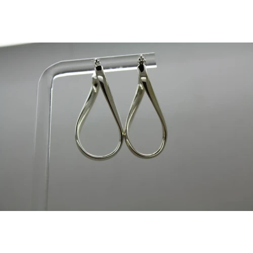 CHAMILIA .925 S.S. INFINITY CHARM HOOP earrings