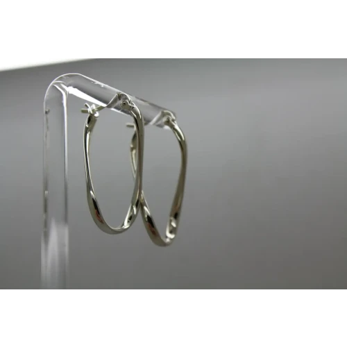 CHAMILIA .925 S.S. INFINITY CHARM HOOP earrings