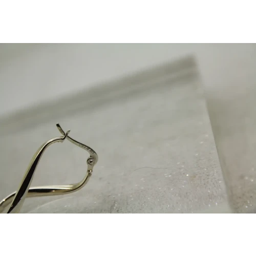 CHAMILIA .925 S.S. INFINITY CHARM HOOP earrings