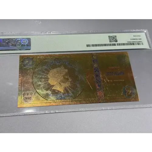 Cook Islands 2 Dollar 1/200th oz Aurum Gold Note (24k) 7 Pillars of Humanity Love  (2)