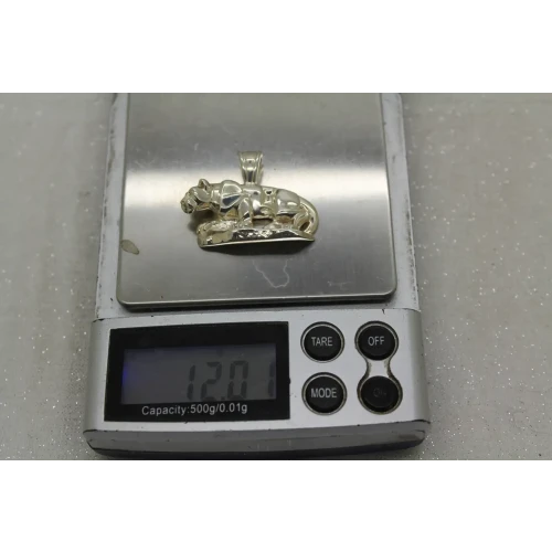 CUSTOM MADE .925 S.S. PENN STATE NITTANY LION SHRINE pendant