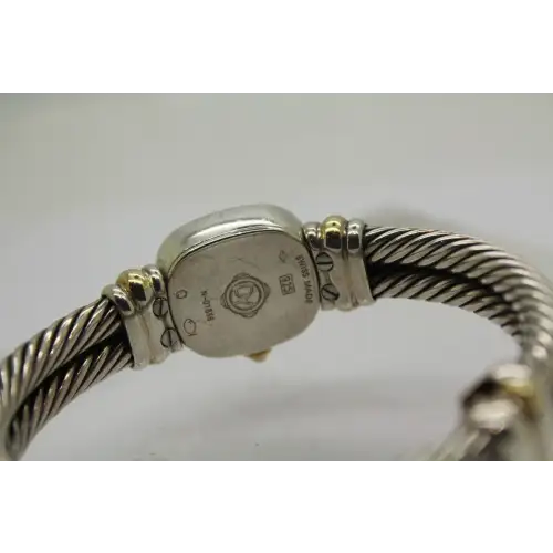 DAVID YURMAN .925 S.S. & 18k Y.G. CABLE MOP3