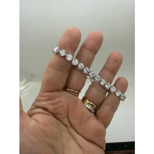DBJ .925 S.S. 5mm ROUND CZ TENNIS Bracelet 7.5