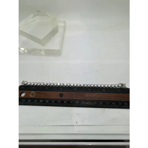 DBJ .925 S.S. 5mm ROUND CZ TENNIS Bracelet 7.5