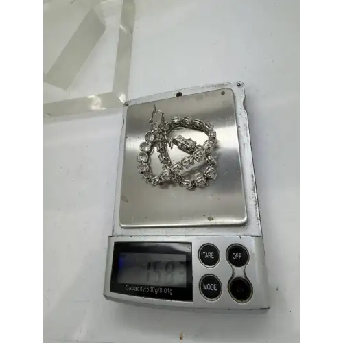 DBJ .925 S.S. 5mm ROUND CZ TENNIS Bracelet 7.5