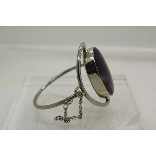 Designer MOUNE MODELE DEPOSE Large AMETHYST bracelet