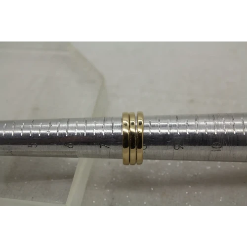 Designer Vermeil .925 S.S. 3pc LARGE CZ WEDDING SET size 8 Stunning