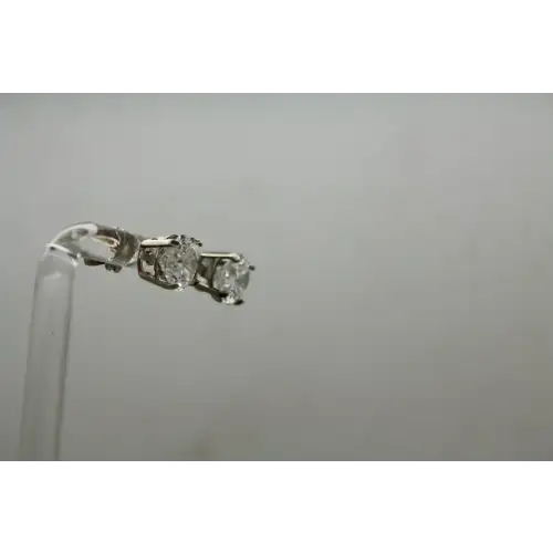 DIAMONIQUE .925 S.S. 4.0ctw DQ CZ STUD earrings #