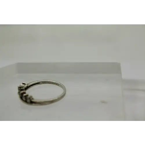 DIAMONIQUE .925 S.S. DQ CZ RING ENHANCER size 6.75 #