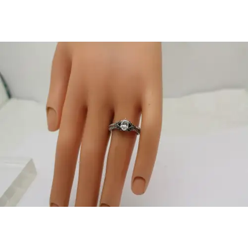 DISNEY ENCHANTED EVIL QUEEN .50ct center 1.0ctw DIAMOND ring sz 7 #