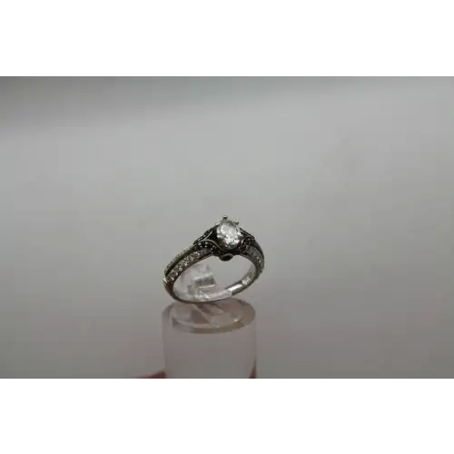 DISNEY ENCHANTED EVIL QUEEN .50ct center 1.0ctw DIAMOND ring sz 7 #