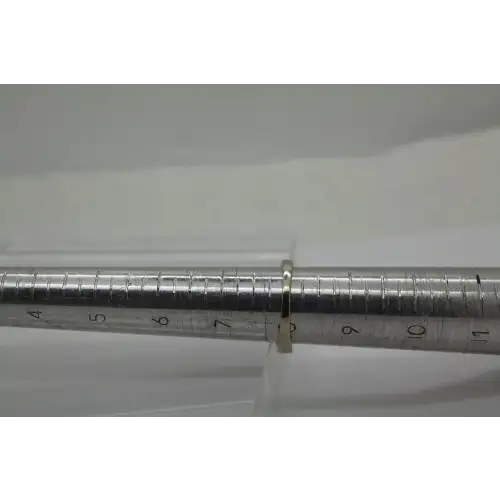 ELO 14k W.G. .90ctw DIAMOND DOUBLE ROW BAND ring size 8 #