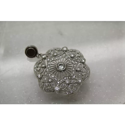 ESPO JOSEPH ESPOSITO .925 S.S. CZ LACE MAGNETIC pendant