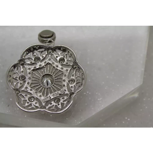 ESPO JOSEPH ESPOSITO .925 S.S. CZ LACE MAGNETIC pendant