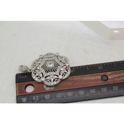 ESPO JOSEPH ESPOSITO .925 S.S. CZ LACE MAGNETIC pendant