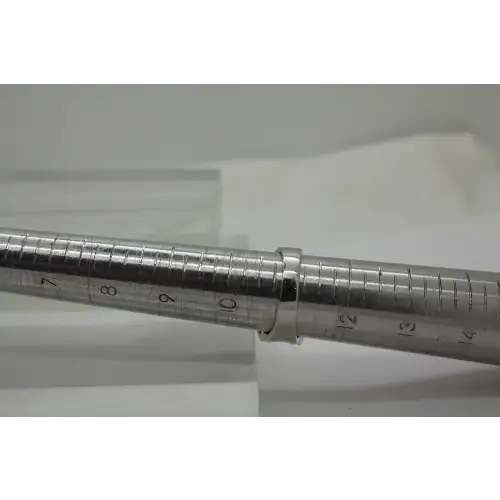 ESPO JOSEPH ESPOSITO .925 S.S. HAMMERED CZ BAND ring size 11#