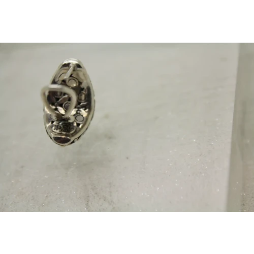 EXOTIC DENI BALI .925 18k Y.G. SOKA FLOWER LEVER BACK earrings