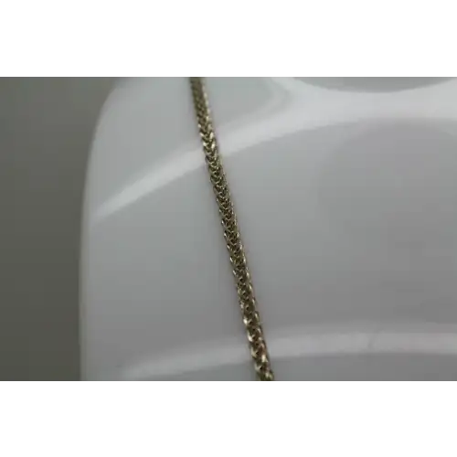 FAS .925 S.S. THICK WHEAT CHAIN necklace 24