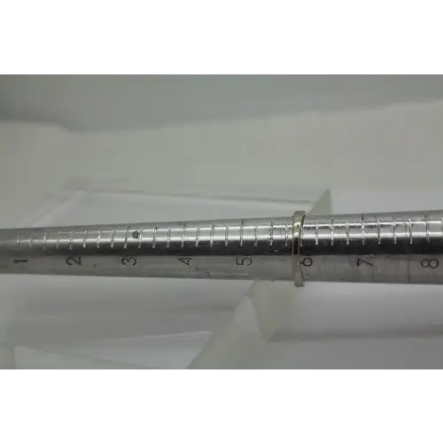 FC 14k W.G. .33ctw DIAMOND &  TOPAZ UNIQUE DESIGN ring size 6 # (4)