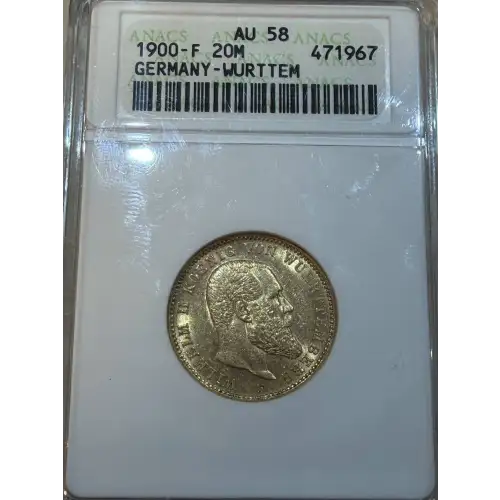 GERMAN STATES Gold 20 GOLD MARK