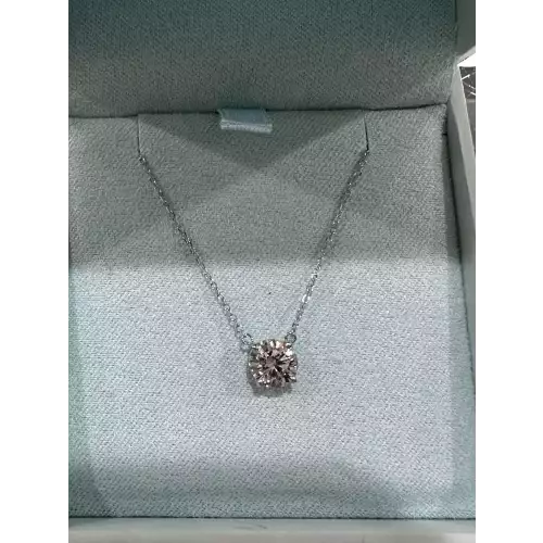 Gold 14k Necklace , with Unique Diamond