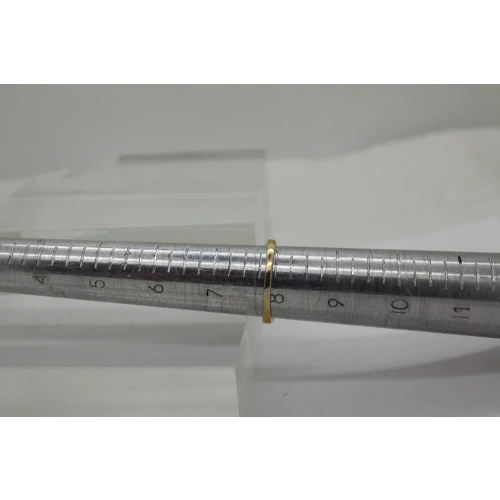 Gold Over .925 S.S. RUBY & WHITE STONE CLUSTER ring size 8 #