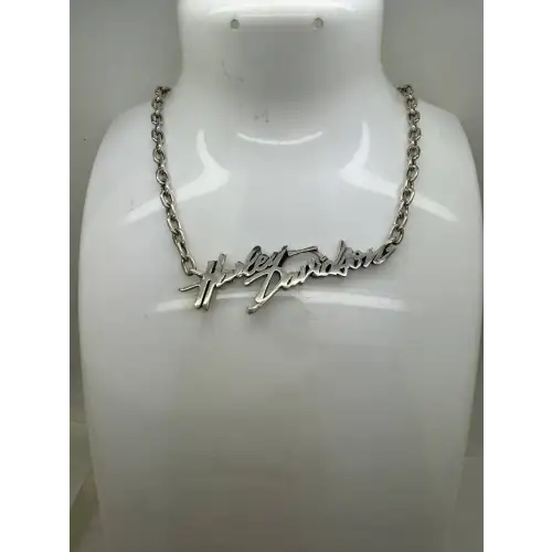 HARLEY DAVIDSON MOD .925 S.S. SCRIPT NAMEPLATE LADIES necklace 16