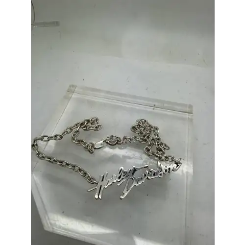 HARLEY DAVIDSON MOD .925 S.S. SCRIPT NAMEPLATE LADIES necklace 16