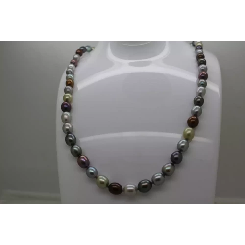 HONORA .925 S.S. GENUINE 6mm FRESHWATER MULTI COLOR PEARLS 20