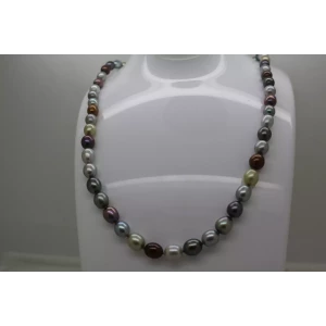 HONORA .925 S.S. GENUINE 6mm FRESHWATER MULTI COLOR PEARLS 20