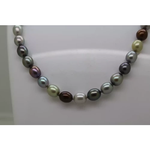 HONORA .925 S.S. GENUINE 6mm FRESHWATER MULTI COLOR PEARLS 20