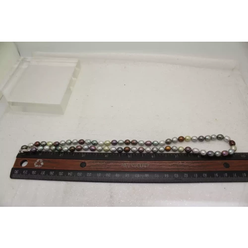 HONORA .925 S.S. GENUINE 6mm FRESHWATER MULTI COLOR PEARLS 20