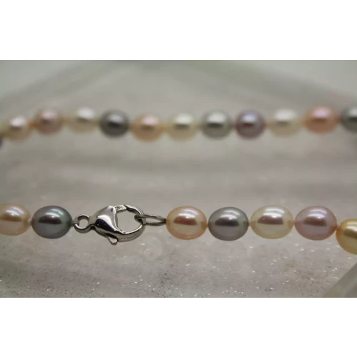 HONORA .925 S.S. PASTEL FRESHWATER PEARL necklace 18