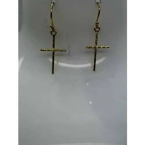 IBB gold over .925 S.S. LASER CUT DANGLE earrings (2)