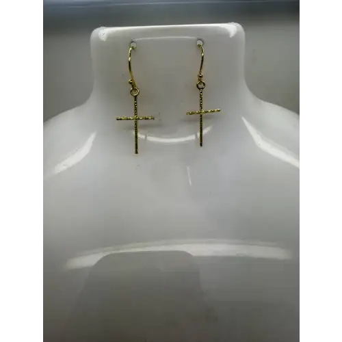IBB gold over .925 S.S. LASER CUT DANGLE earrings (3)