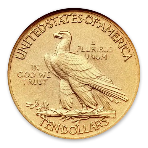 Indian $10 (1907 - 1933) - AU