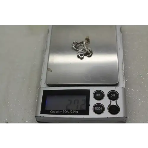 JANE SEYMOUR 14k W.G. DIAMOND OPEN HEART COLLECTION dangle