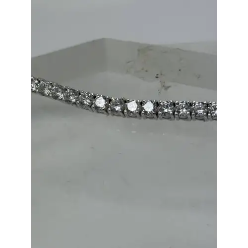 JCL .925 S.S. 3mm ROUND CZ TENNIS BRACELET 8