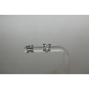 JCM .925 S.S. 1.00ctw PRINCESS CUT CZ STUD earrings