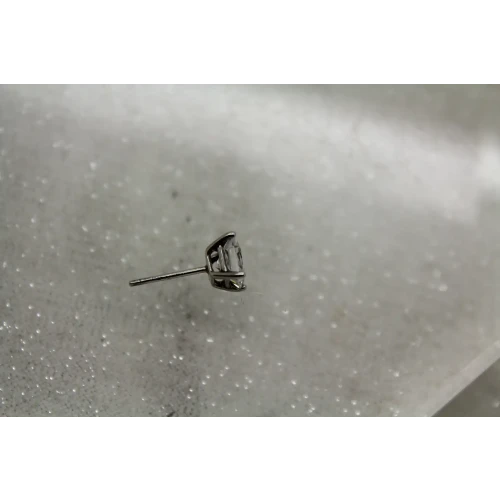 JCM .925 S.S. 1.00ctw PRINCESS CUT CZ STUD earrings