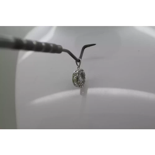 JCM .925 S.S. CZ STONE IN MOTION CIRCLE pendant