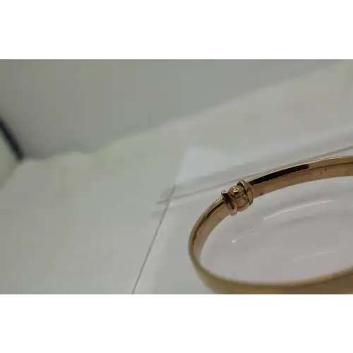JCM JACMEL MAURITIUS Vermeil .925 S.S. HINGED BANGLE stunning