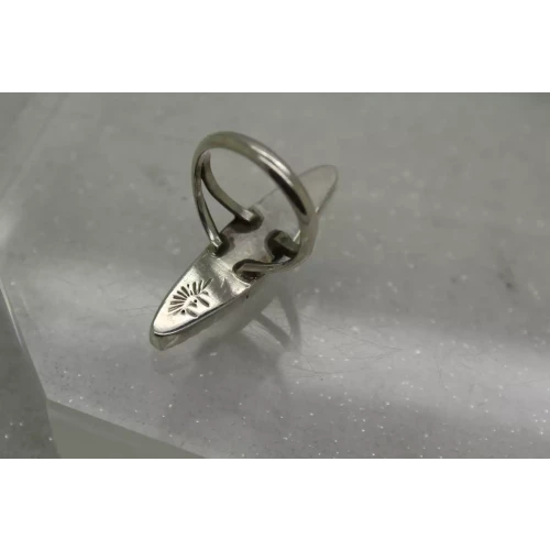 J.J. JEFFERSON JAMES NAVAJO .925 S.S. MOTHER OF PEARL ring size 8.75