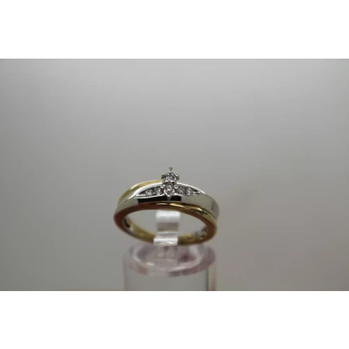 JWBR .925 S.S. Marquise DIAMOND ILLUSION ENGAGEMENT ring size 7