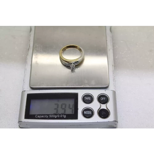 JWBR .925 S.S. Marquise DIAMOND ILLUSION ENGAGEMENT ring size 7